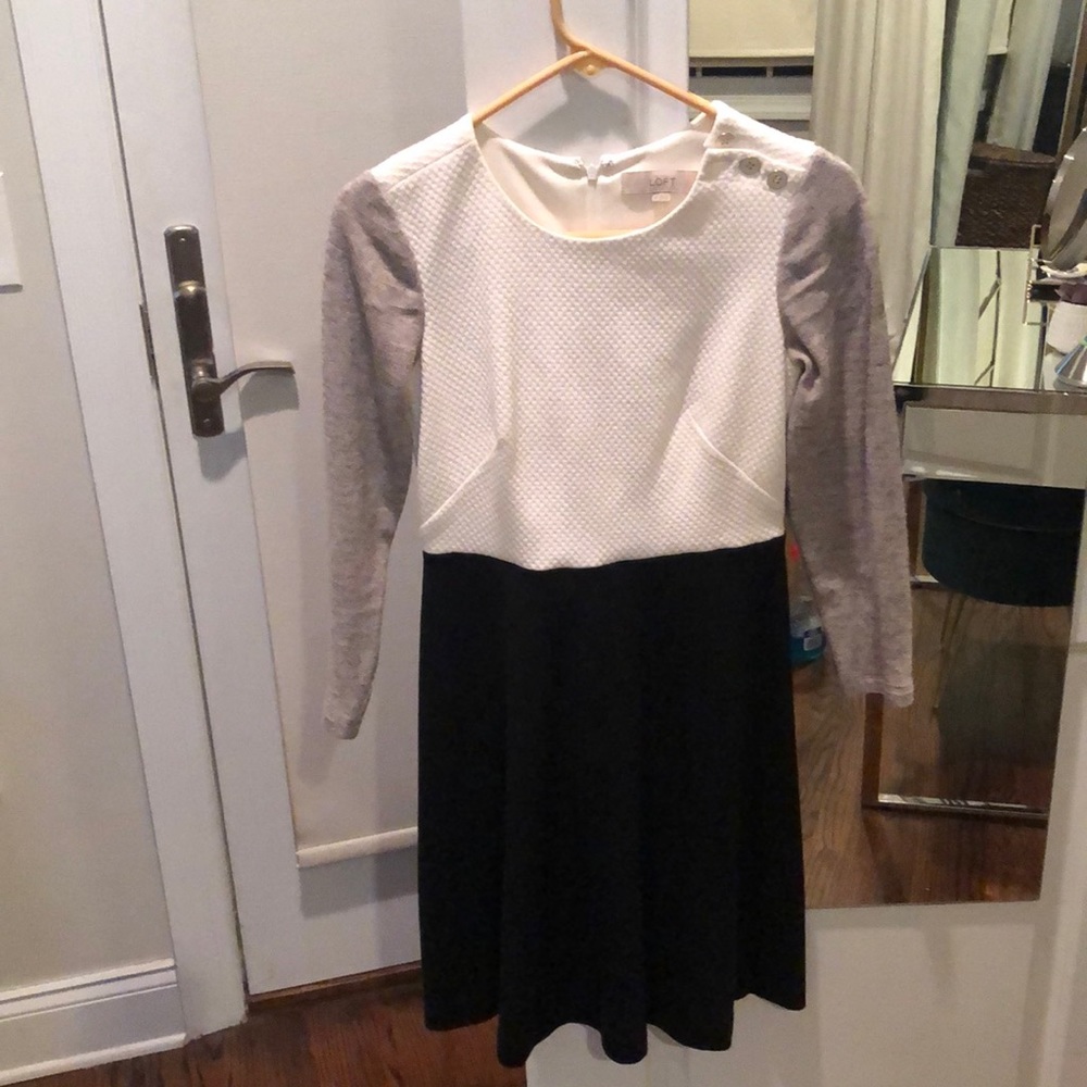 Colorblock loft dress